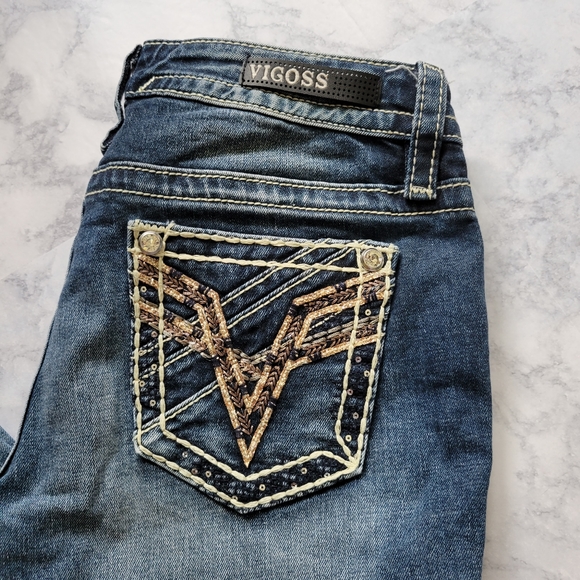 Vigoss Heritage Rose Gold Stitch Capri size 6 - Picture 3 of 11